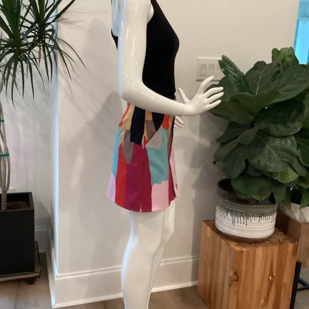 REDUCED NEW CROSBY BY MOLLIE BURCH PHOEBE MINI COLORBLOCK SKIRT Sz 2